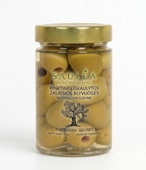 Premium Hand-Selected Green Olives in Natural Brine